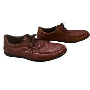 Prada | Shoes | Prada Mens Shoes Brown Laceup Size 1 Us  display picture 1
